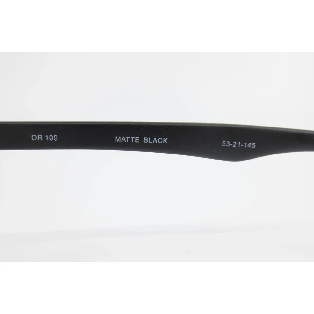 Optical Resort OR 109 Matte Black Silver Clubmaster Eyeglasses 53-21-145 Eyewear